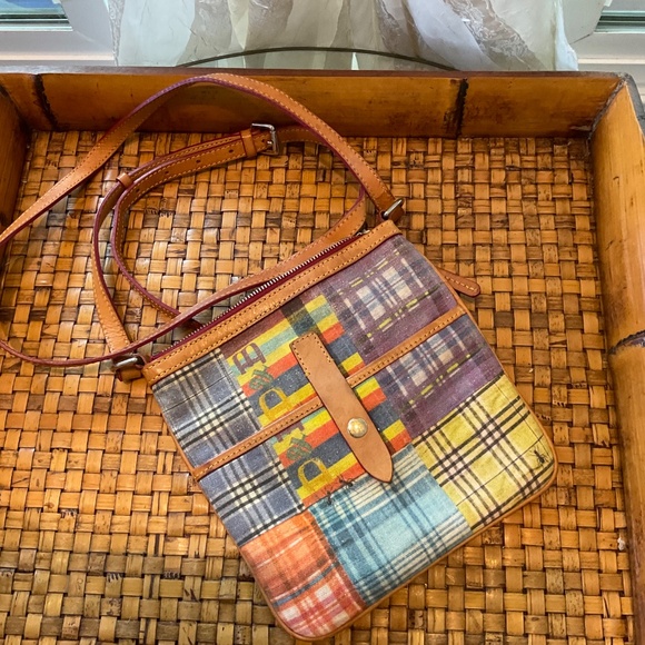 Dooney & Bourke Patchwork Picnic Crossbody Purse - Picture 7 of 8